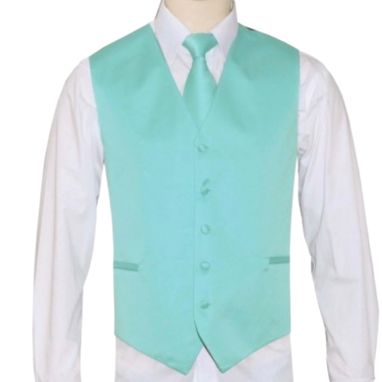 BRAND Q: Solid Satin Vest 10